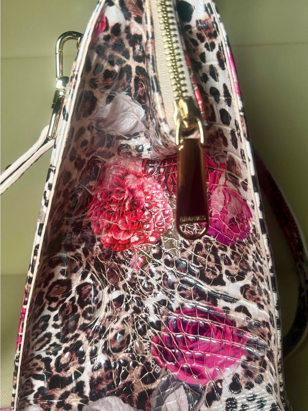 Brahmin Caroline Ermine Floral Melbourne Satchel - Picture 3 of 13